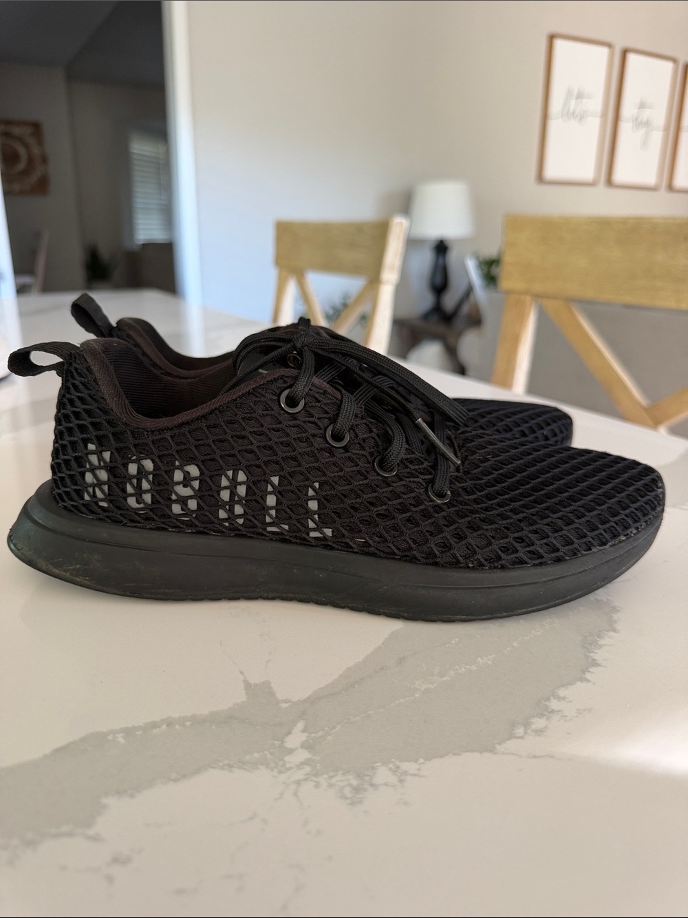 NOBULL Black Mesh Athletic Sneakers